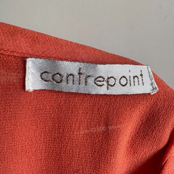 CONTREPOINT "McBling" Salmon 2000's Clubwear Drop Waist Tunic - Picture 13 of 13